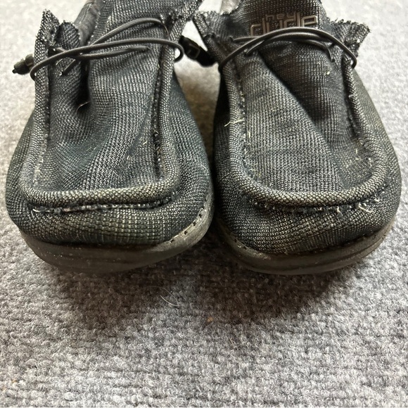 HEY DUDE Mens Wally Stretch Canvas Shoe Midnight Bunker Slip On size: 13 - Picture 8 of 9